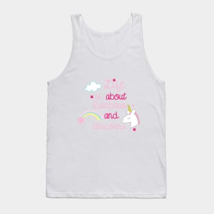 UNICORNS AND RAINBOWS Tank Top